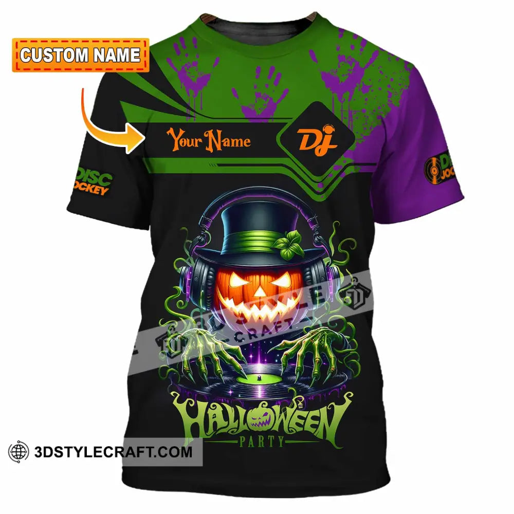 Unisex Shirt Custom DJ Halloween Party Shirt T shirt