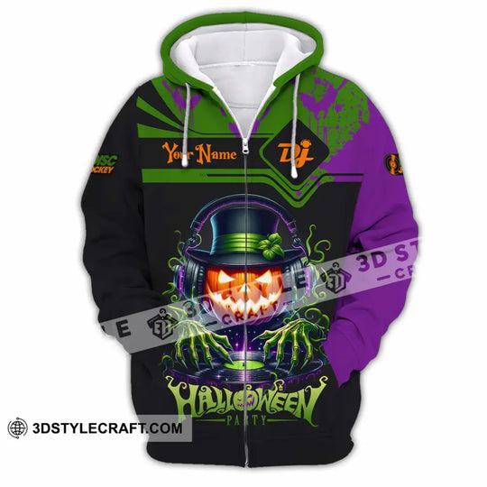 Unisex Shirt - Custom DJ Halloween Party Shirt style option 3