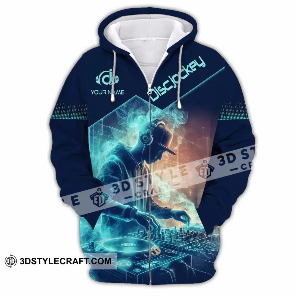 Unisex Shirt - Custom DJ Man Shirt Zipper Hoodie / S T-shirt