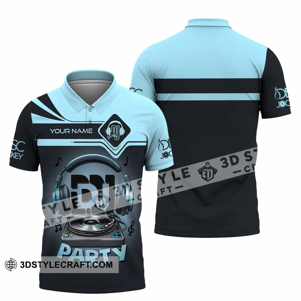 Unisex Shirt - Custom DJ Party Shirt Polo Shirt / S T-shirt