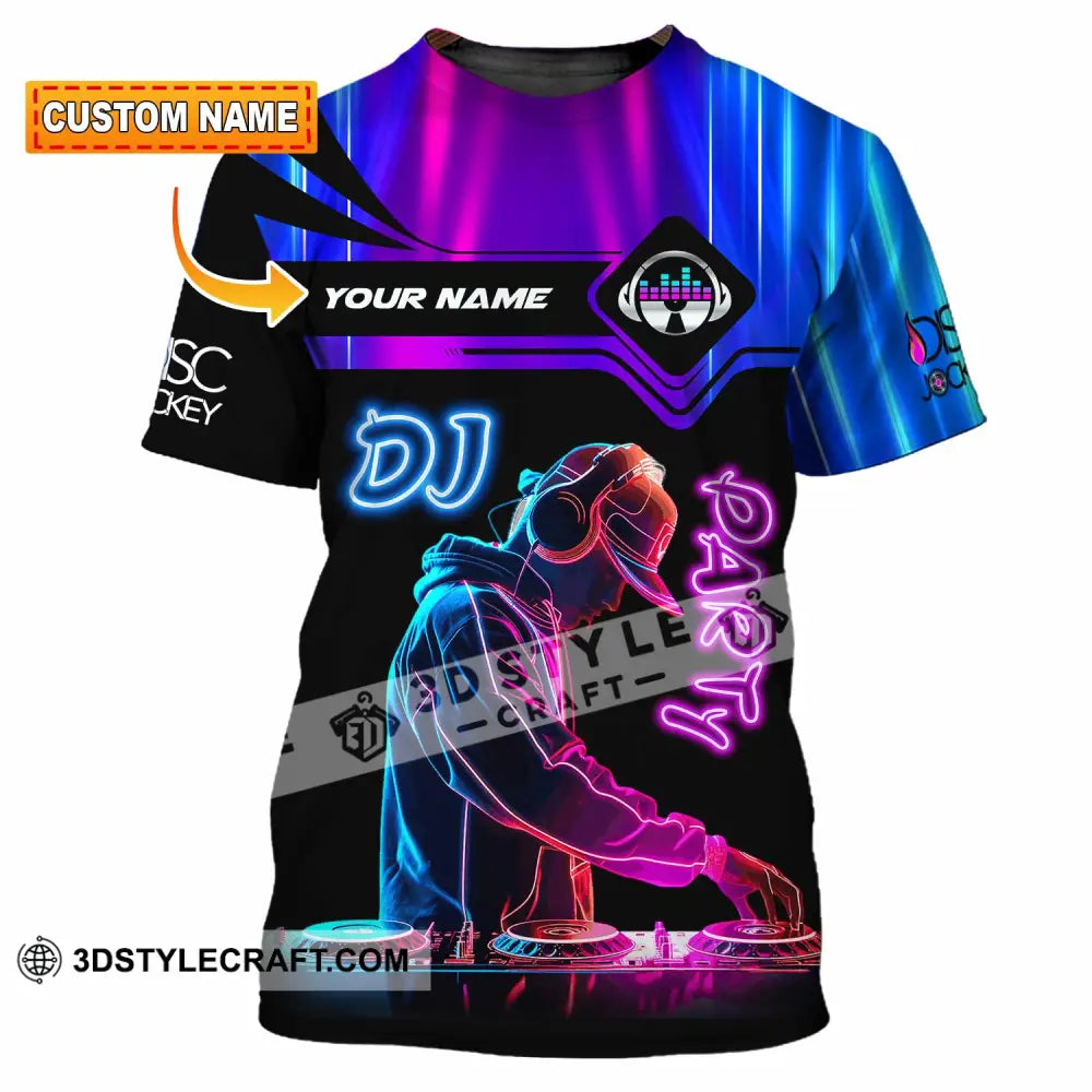 Unisex Shirt - Custom DJ Party Shirt T-shirt