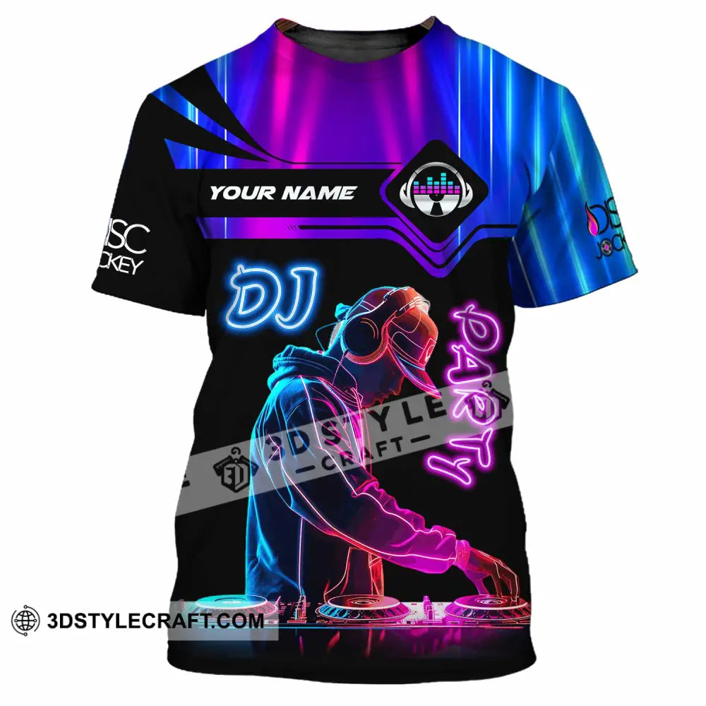 Unisex Shirt - Custom DJ Party Shirt T-Shirt / S T-shirt