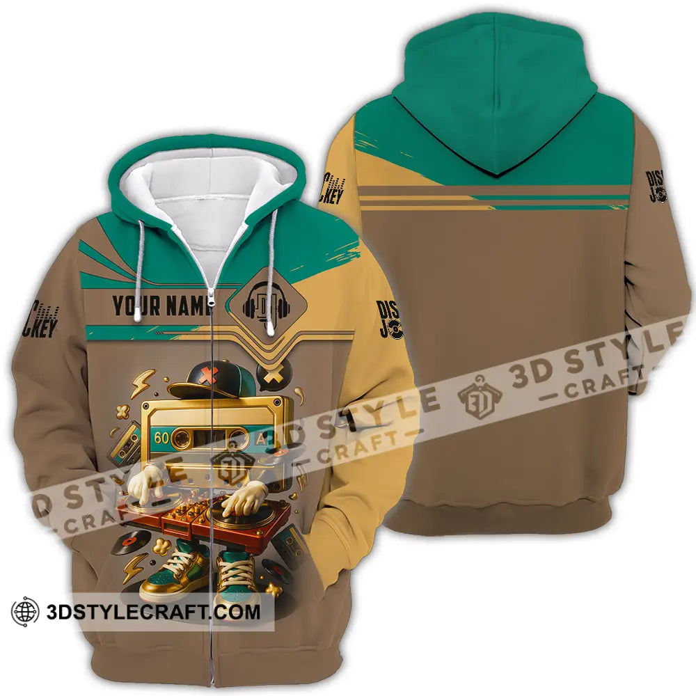 Unisex Shirt Custom DJ Shirt Zipper Hoodie / S T shirt