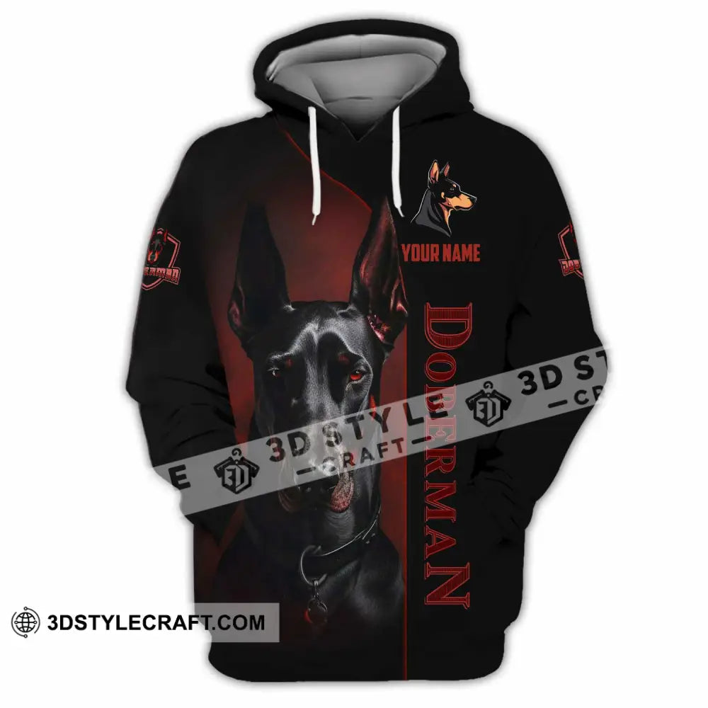 Unisex Shirt - Custom Dobermann Dog Shirt Hoodie / S T-shirt