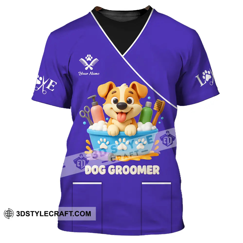 Unisex Shirt Custom Dog Groomers Shirt T Shirt / S T shirt
