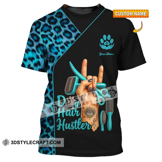 Unisex Shirt - Custom Dog Hair Hustler Groomer Shirt T-shirt