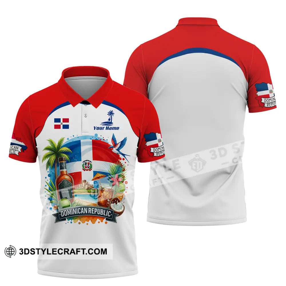 Unisex Shirt - Custom Dominican Republic Shirt Polo Shirt / S T-shirt