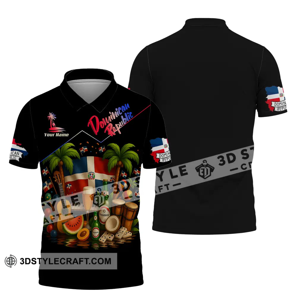 Unisex Shirt - Custom Dominican Republic Shirt Polo Shirt / S T-shirt