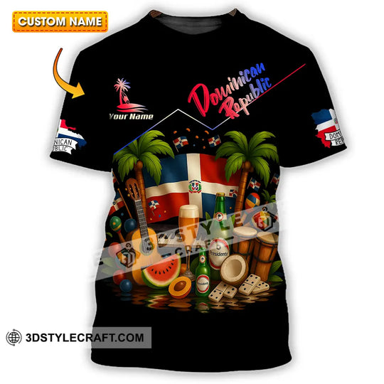 Unisex Shirt - Custom Dominican Republic Shirt style option 1