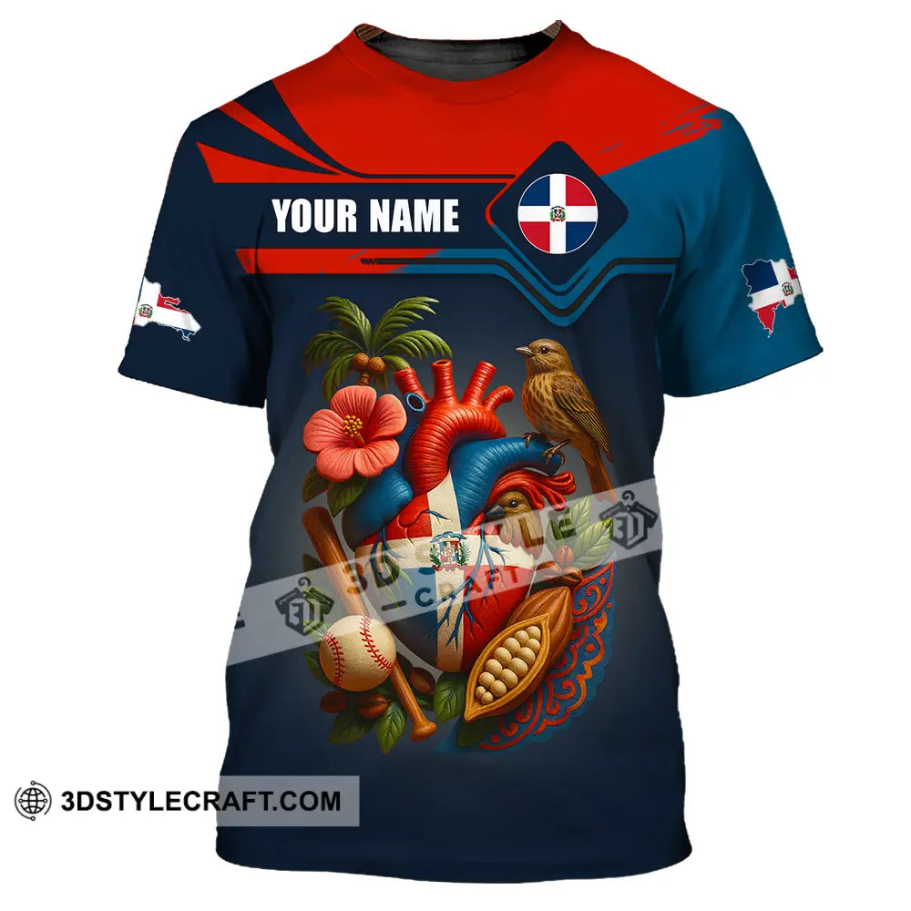 Unisex Shirt Custom Dominican Republic Shirt T Shirt / S T shirt