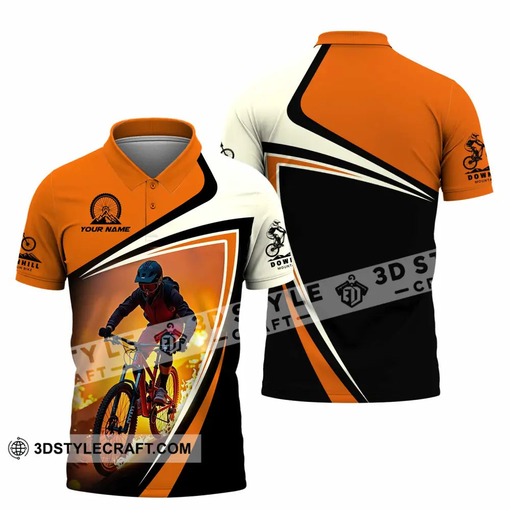 Unisex Shirt - Custom Downhill Mountain Bike Shirt Polo Shirt / S T-shirt