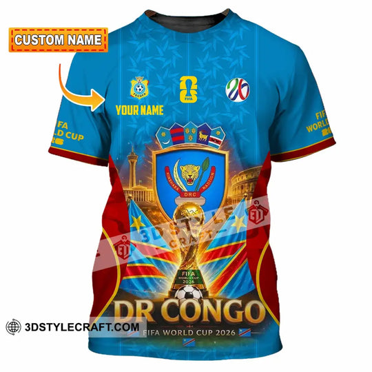 Unisex Shirt - Custom Dr Congo World Cup 2026 Shirt style option 1