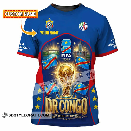 Unisex Shirt - Custom Dr Congo World Cup 2026 Shirt style option 1