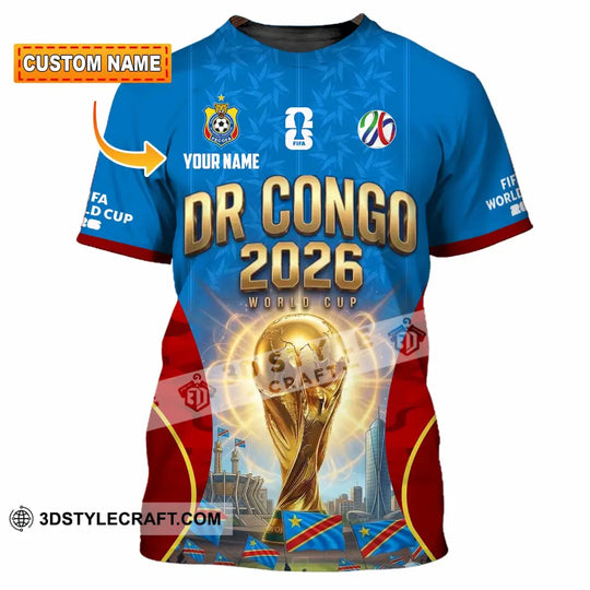 Unisex Shirt - Custom Dr Congo World Cup 2026 Shirt style option 1
