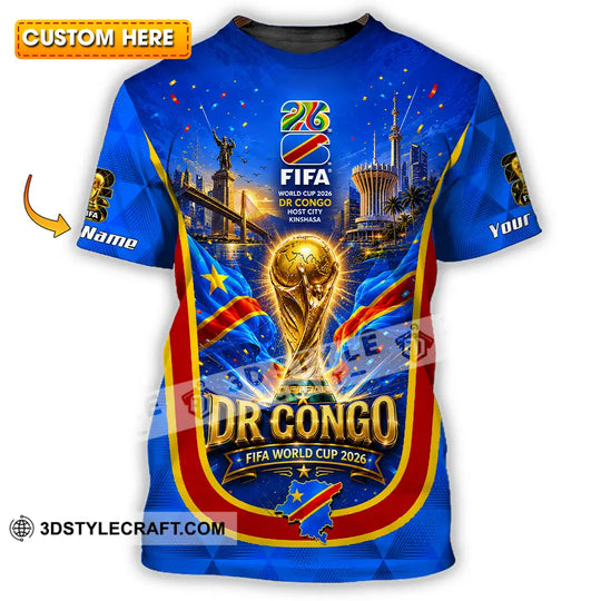 Unisex Shirt - Custom Dr Congo World Cup 2026 Shirt style option 1