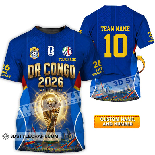 Unisex Shirt - Custom Dr Congo World Cup 2026 Shirt style option 1