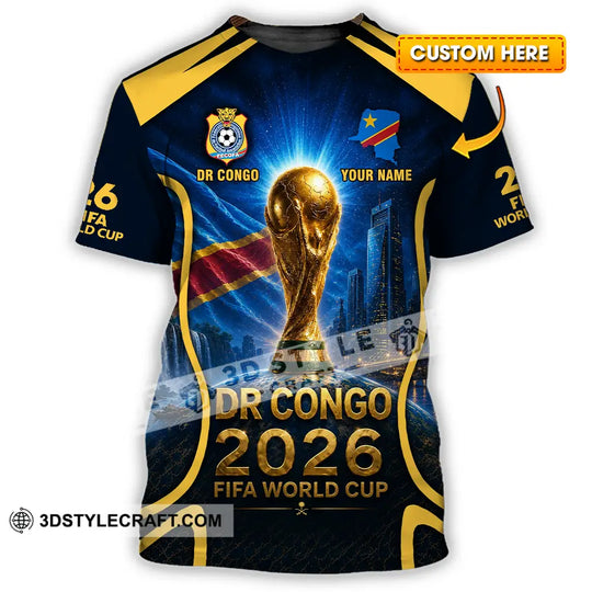 Unisex Shirt - Custom Dr Congo World Cup 2026 Shirt style option 1