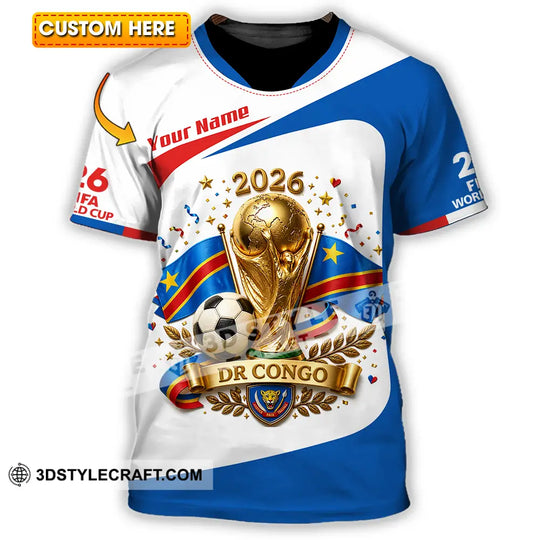 Unisex Shirt - Custom Dr Congo World Cup 2026 Shirt style option 1