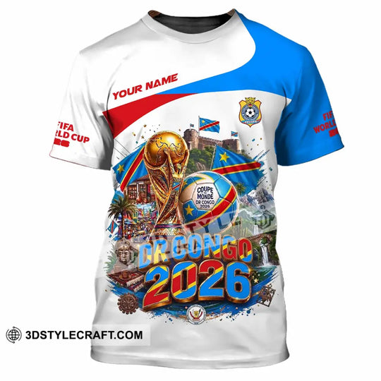 Unisex Shirt - Custom Dr Congo World Cup 2026 Shirt style option 4
