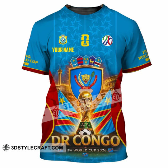 Unisex Shirt - Custom Dr Congo World Cup 2026 Shirt style option 4