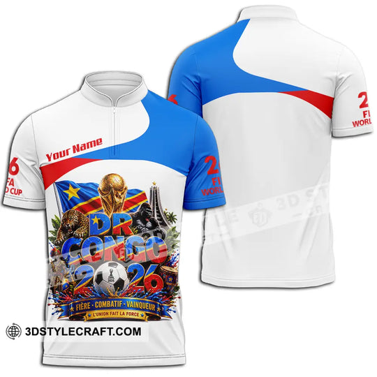 Unisex Shirt - Custom Dr Congo World Cup 2026 Shirt style option 2