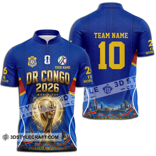 Unisex Shirt - Custom Dr Congo World Cup 2026 Shirt style option 2