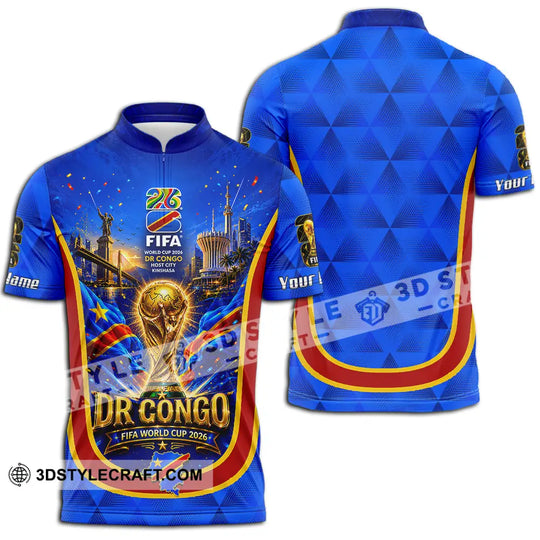 Unisex Shirt - Custom Dr Congo World Cup 2026 Shirt style option 2