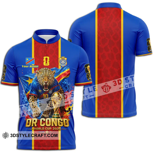 Unisex Shirt - Custom Dr Congo World Cup 2026 Shirt style option 2