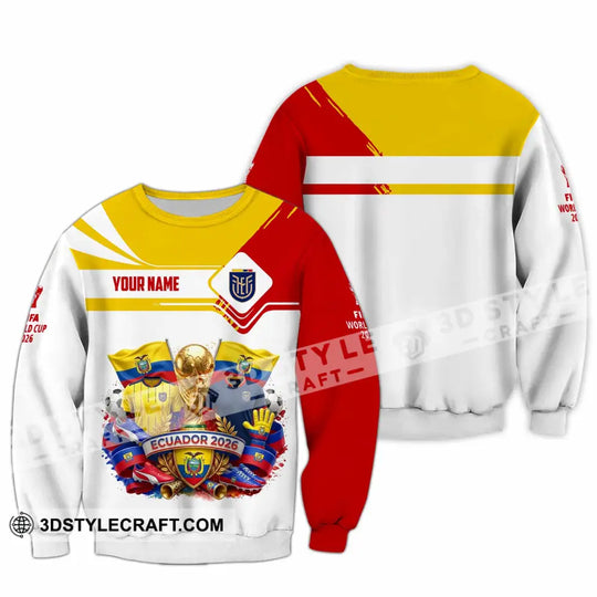 Unisex Shirt - Custom Ecuador World Cup 2026 Shirt style option 3