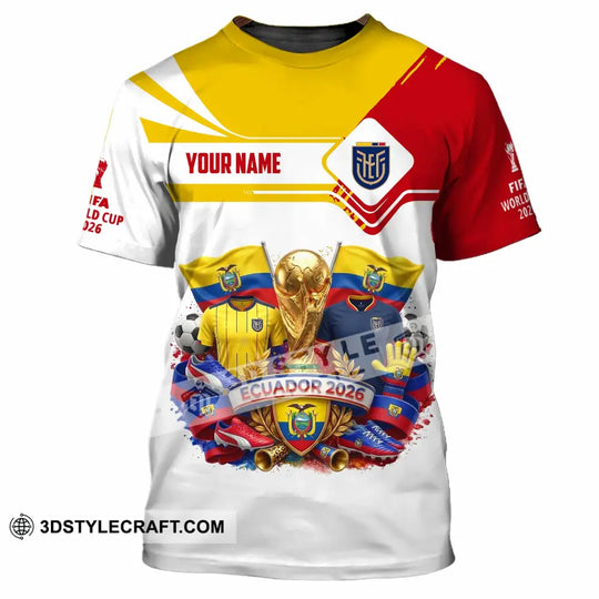 Unisex Shirt - Custom Ecuador World Cup 2026 Shirt style option 4