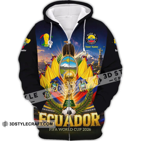 Unisex Shirt - Custom Ecuador World Cup 2026 Shirt style option 3