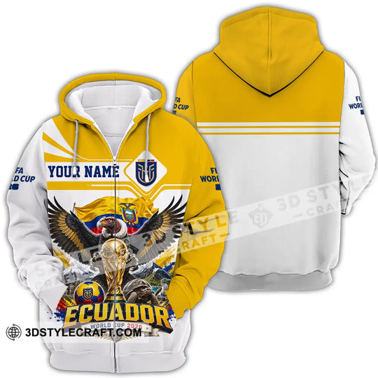 Unisex Shirt - Custom Ecuador World Cup 2026 Shirt style option 4