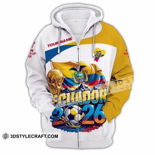 Unisex Shirt - Custom Ecuador World Cup 2026 Shirt style option 3
