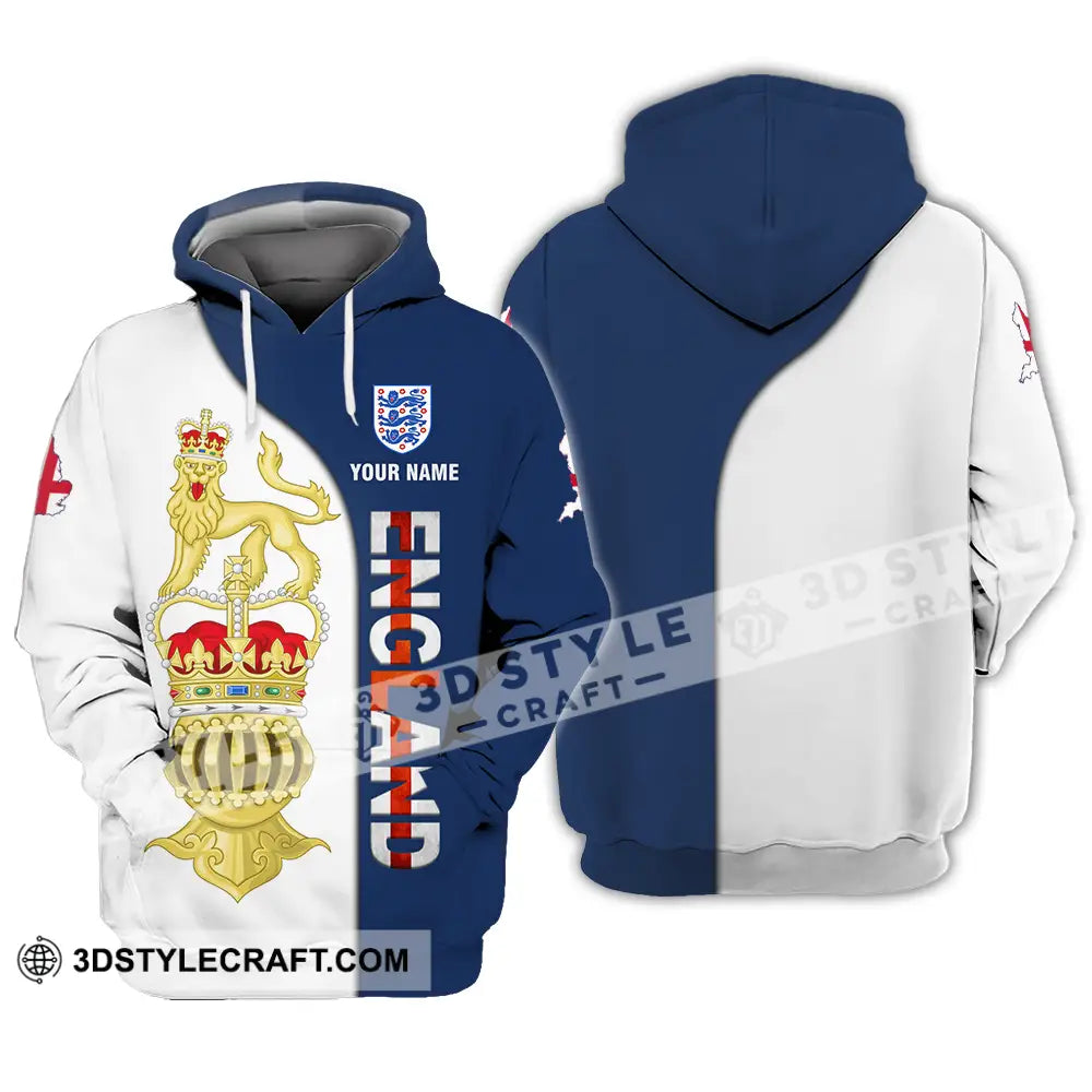 Unisex Shirt - Custom England 3D Shirt Hoodie / S T-shirt