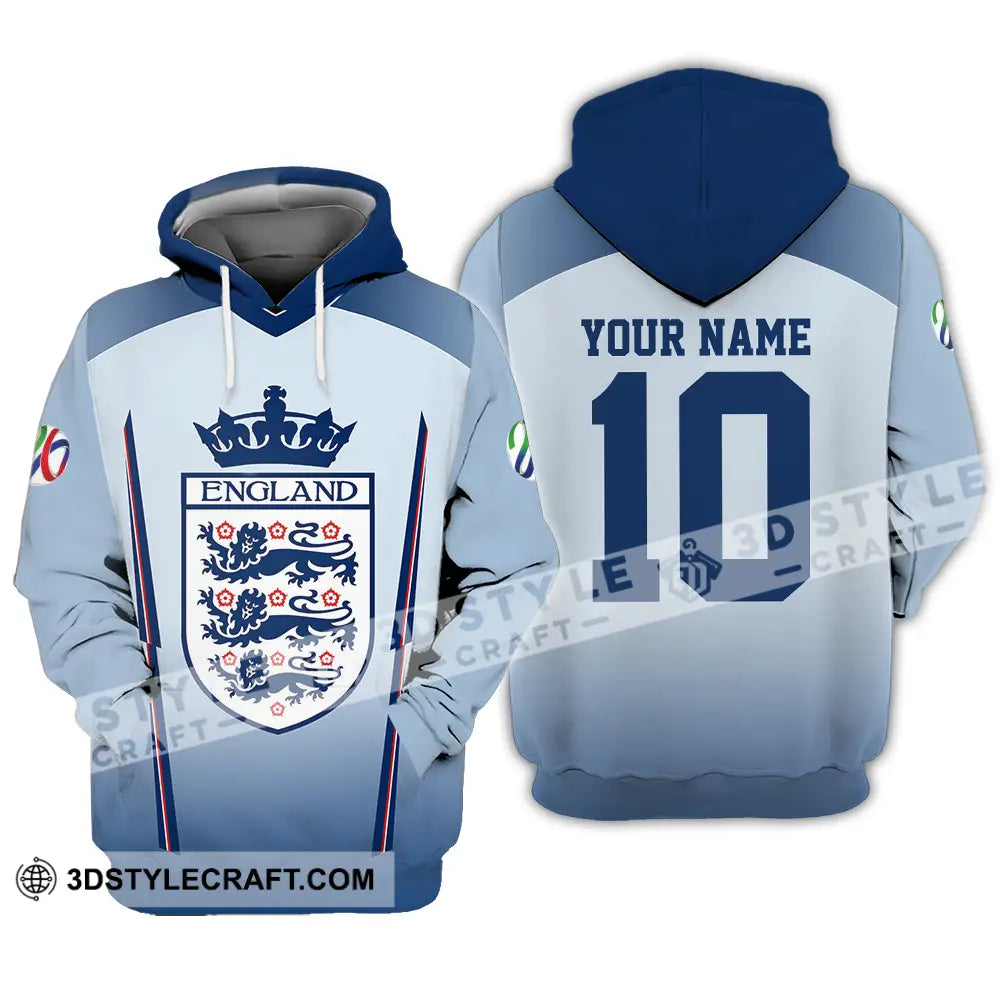 Unisex Shirt - Custom England 3D Shirt Hoodie / S T-shirt