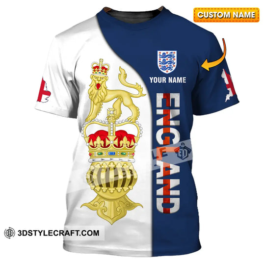 Unisex Shirt - Custom England 3D Shirt style option 1