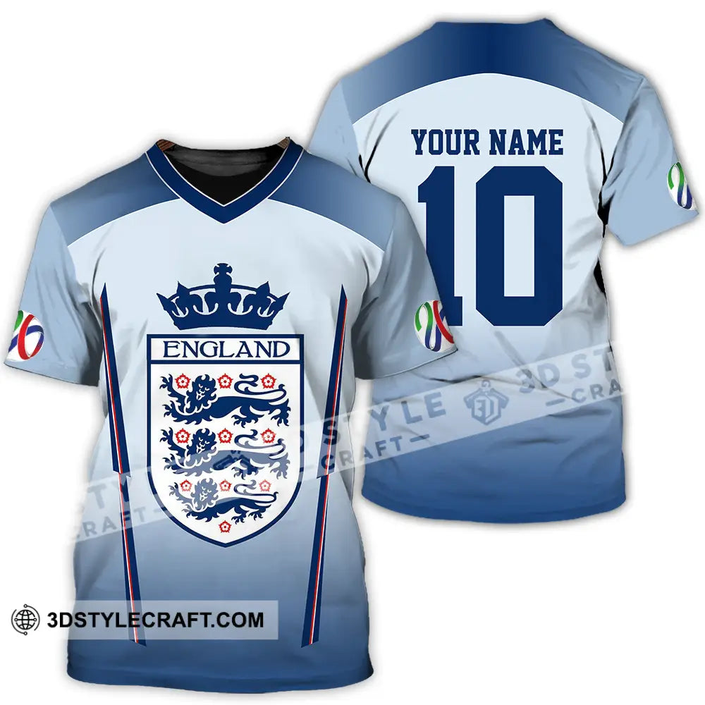 Unisex Shirt - Custom England 3D Shirt T-Shirt / S T-shirt