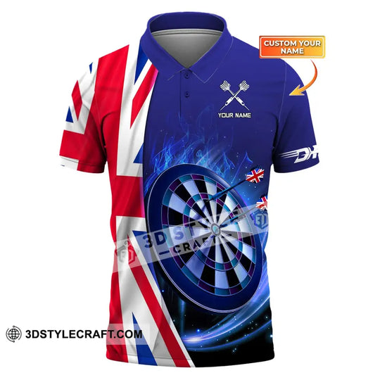 Unisex Shirt, Custom England Darts Polo Shirt, Darts Hoodie, Darts Team T-Shirt, Gift for Darts Players style option 1