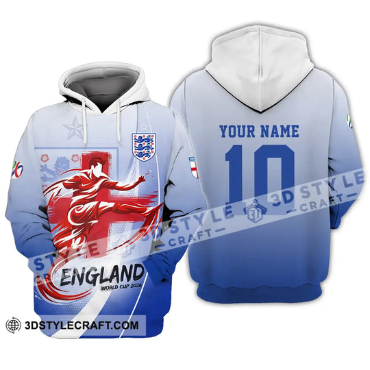 Unisex Shirt - Custom England FIFA World Cup 2026 3D Shirt style option 4
