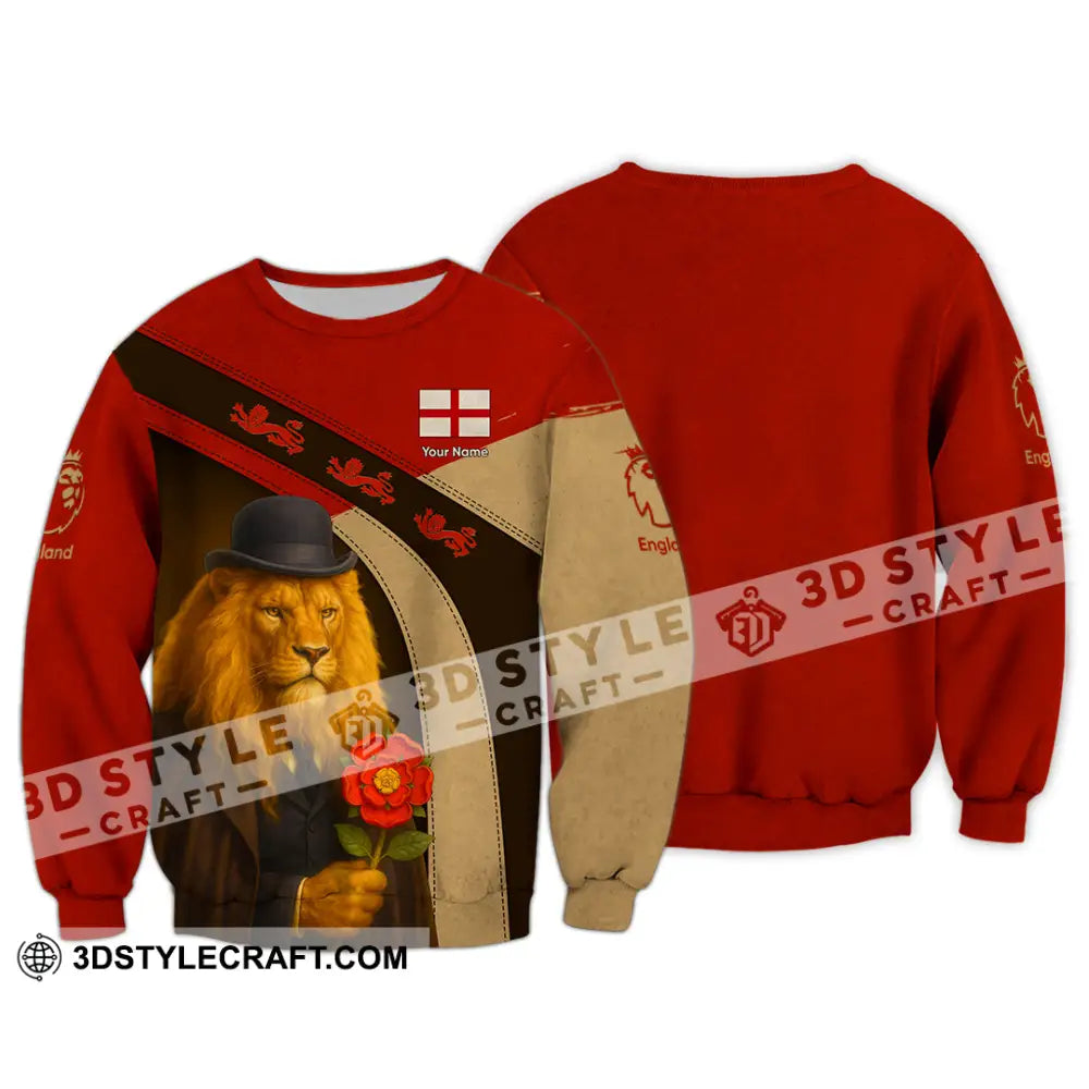 Unisex Shirt - Custom England Shirt Long Sleeve / S T-shirt