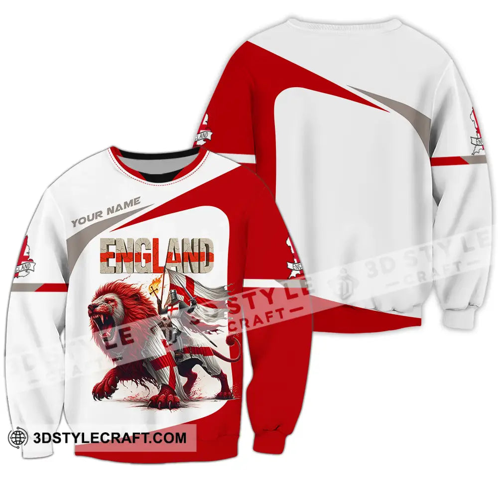 Unisex Shirt - Custom England Shirt Long Sleeve / S T-shirt