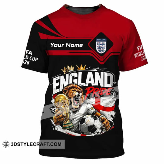 Unisex Shirt - Custom England World Cup 2026 3D Shirt style option 4