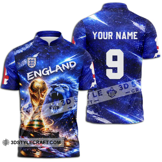 Unisex Shirt - Custom England World Cup 2026 3D Shirt style option 2