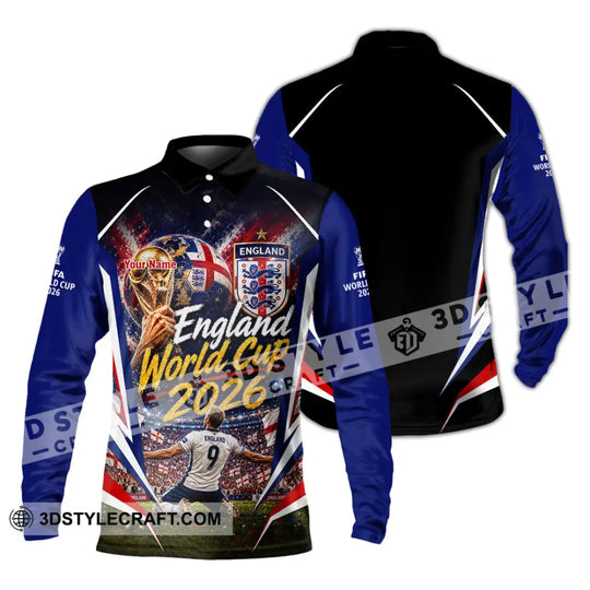 Unisex Shirt - Custom England World Cup 2026 Shirt style option 4