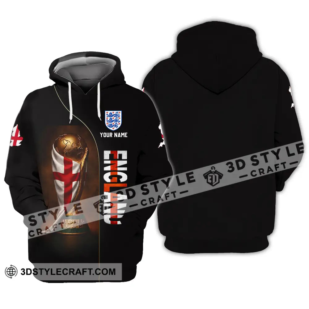 Unisex Shirt - Custom England World Cup 3D Shirt Hoodie / S T-shirt