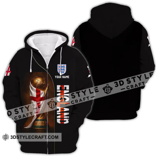 Unisex Shirt - Custom England World Cup 3D Shirt style option 4
