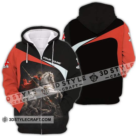 Unisex Shirt - Custom English Horseman 3D Shirt style option 4