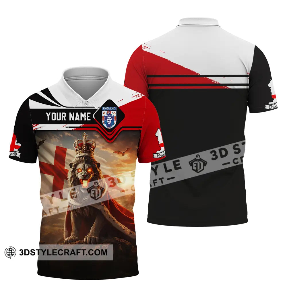 Unisex Shirt - Custom English Lion King 3D Shirt Polo Shirt / S T-shirt