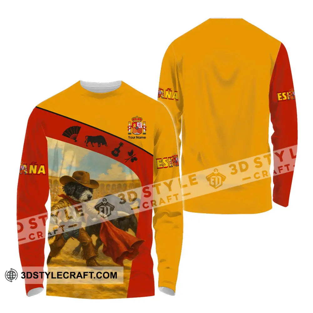 Unisex Shirt - Custom Espana Shirt Long Sleeve Shirt / S T-shirt