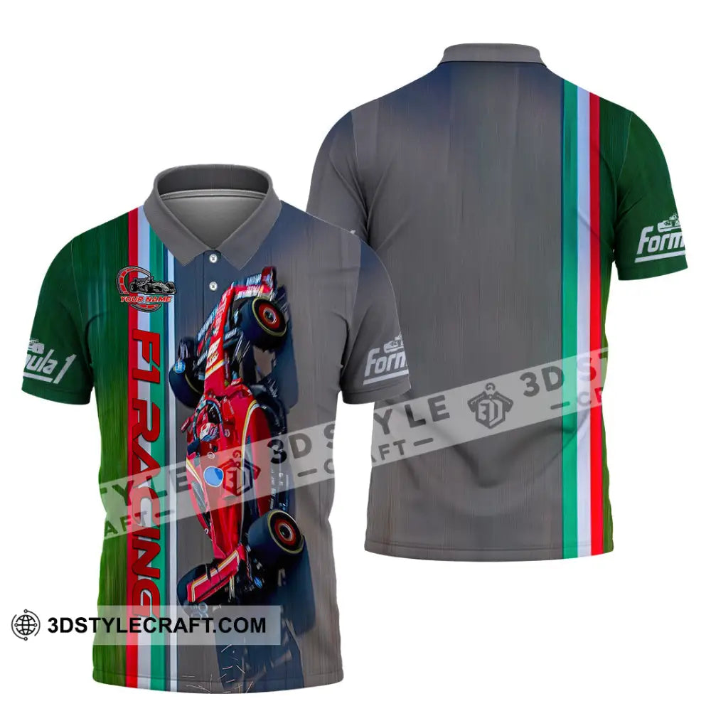 Unisex Shirt - Custom F1 Racing Shirt Polo Shirt / S T-shirt